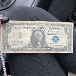 Silver certificate 1957 B